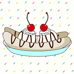 Banana Split icon.
